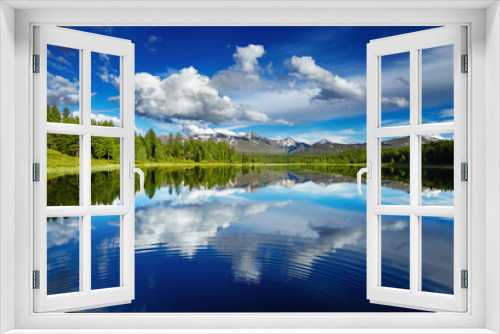 Fototapeta Naklejka Na Ścianę Okno 3D - Mountain lake