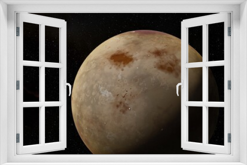 Fototapeta Naklejka Na Ścianę Okno 3D - Planet and stars, beauty of deep space