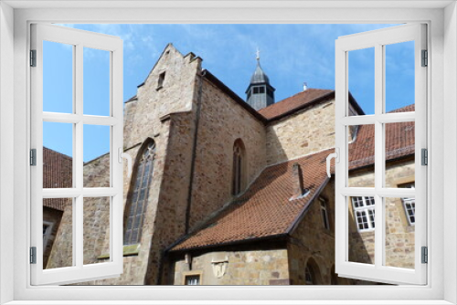 Fototapeta Naklejka Na Ścianę Okno 3D - Kirche Schloss Bad Iburg