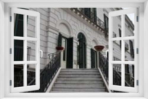 Fototapeta Naklejka Na Ścianę Okno 3D - Napoli - Scala di accesso di Villa Floridiana
