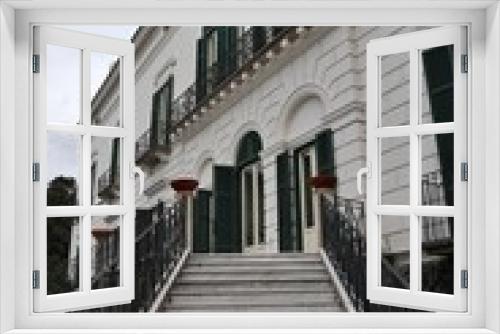Fototapeta Naklejka Na Ścianę Okno 3D - Napoli - Scalinata di accesso di Villa Floridiana