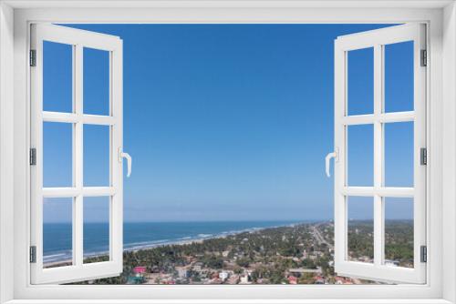 Fototapeta Naklejka Na Ścianę Okno 3D - Panoramica de Barra Vieja, Acapuclo