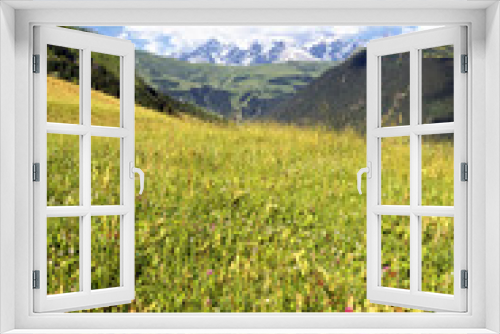 Fototapeta Naklejka Na Ścianę Okno 3D - View of the Savoy Alps-Europe