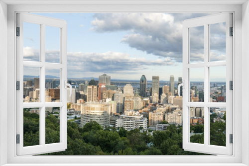 Fototapeta Naklejka Na Ścianę Okno 3D - Panorama de Montréal
