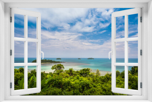 Fototapeta Naklejka Na Ścianę Okno 3D - Kai Bae view point in Koh Chang island