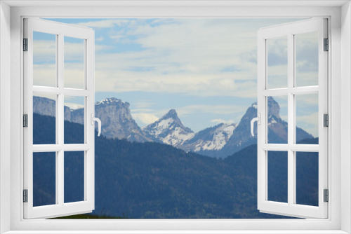 Fototapeta Naklejka Na Ścianę Okno 3D - Montagnes de Haute-Savoie