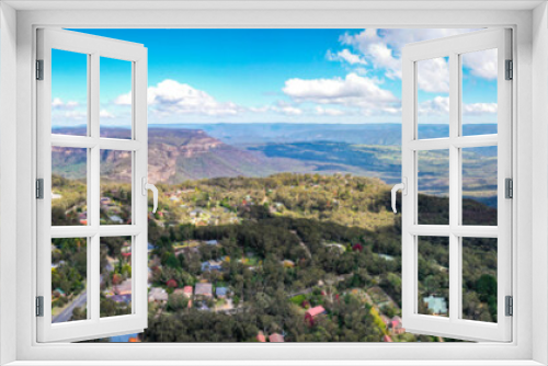 Fototapeta Naklejka Na Ścianę Okno 3D - Blue Mountains Panorama - Katoomba