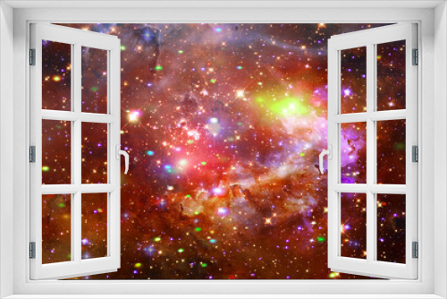 Fototapeta Naklejka Na Ścianę Okno 3D - Galaxy, nebula and gas. The elements of this image furnished by NASA.