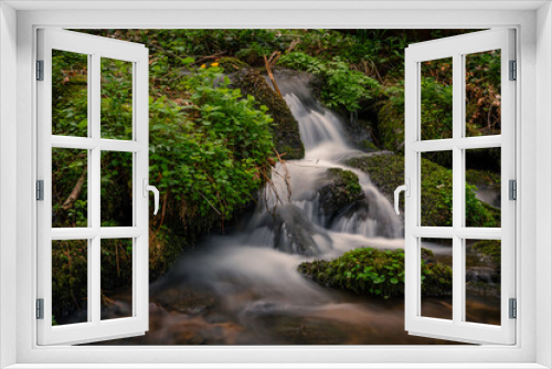 Fototapeta Naklejka Na Ścianę Okno 3D - Wasserfall Bayrischer Wald 