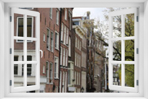 Fototapeta Naklejka Na Ścianę Okno 3D - The characteristic buildings of the city of Amsterdam
