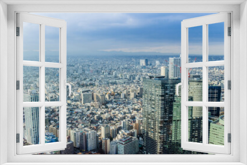 Fototapeta Naklejka Na Ścianę Okno 3D - City View