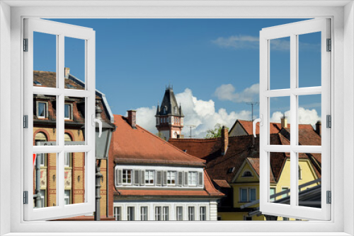 Fototapeta Naklejka Na Ścianę Okno 3D - old town