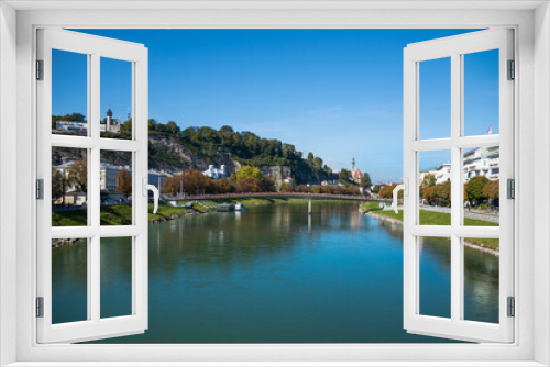 Fototapeta Naklejka Na Ścianę Okno 3D - Beautiful view of Salzburg  - Salzburg, Austria