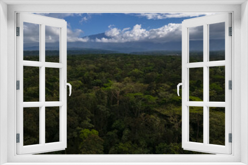 Fototapeta Naklejka Na Ścianę Okno 3D - Beautiful aerial view of the tropical rain forest in Costa Rica