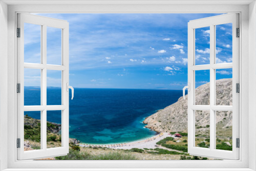 Fototapeta Naklejka Na Ścianę Okno 3D - Stara Baska Küste auf der Insel Krk in Kroatien mit der 