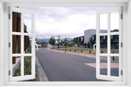 Fototapeta Naklejka Na Ścianę Okno 3D - オシャレな街の風景