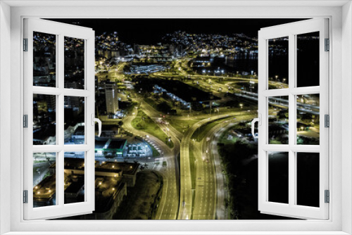 Fototapeta Naklejka Na Ścianę Okno 3D - Night Brazil