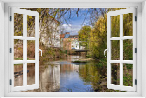 Fototapeta Naklejka Na Ścianę Okno 3D - Fluss Hase in Osnabrück