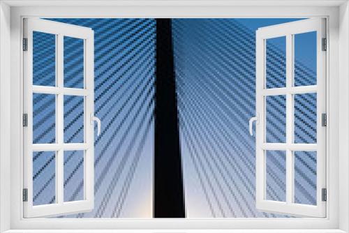 Fototapeta Naklejka Na Ścianę Okno 3D - Back light bridge