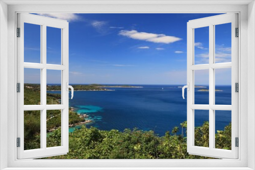 Fototapeta Naklejka Na Ścianę Okno 3D - Dalmatia summer - Adriatic sea coast