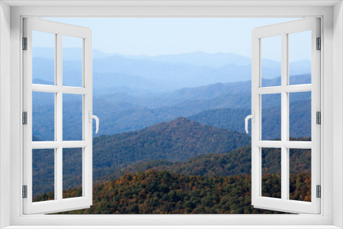 Fototapeta Naklejka Na Ścianę Okno 3D - Distant Mountains