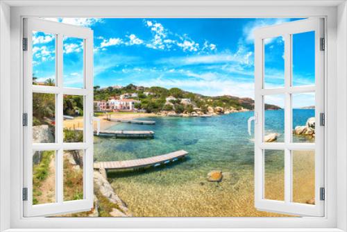 Fototapeta Naklejka Na Ścianę Okno 3D - Marvelous view of  beach on Porto Rafael resort. Picturesque seascape of Mediterranean sea.