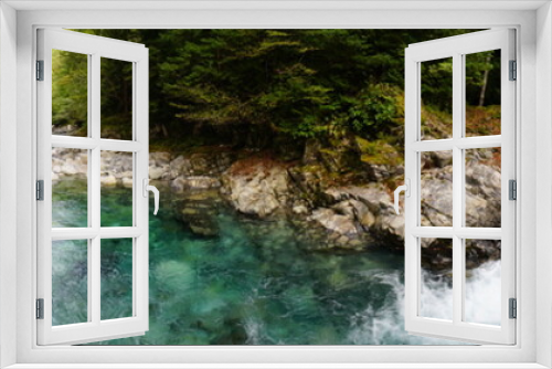 Fototapeta Naklejka Na Ścianę Okno 3D - Japan's best mountain stream landscape