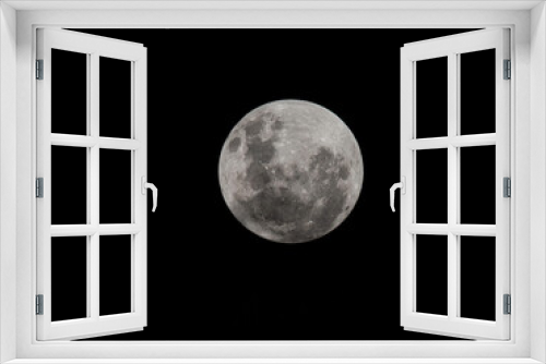 Fototapeta Naklejka Na Ścianę Okno 3D - Full Moon in New Zealand