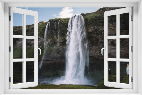 Fototapeta Naklejka Na Ścianę Okno 3D - Seljalandsfoss, Islandia