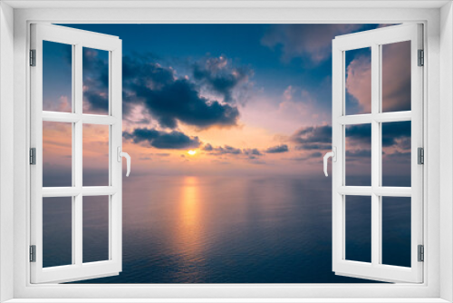 Fototapeta Naklejka Na Ścianę Okno 3D - Sea sunset landscape