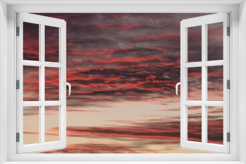Fototapeta Naklejka Na Ścianę Okno 3D - 구름