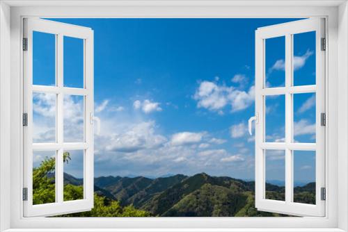 Fototapeta Naklejka Na Ścianę Okno 3D - 高尾山の山頂