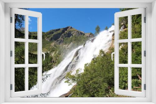 Fototapeta Naklejka Na Ścianę Okno 3D - a big waterfall