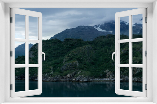Fototapeta Naklejka Na Ścianę Okno 3D - Mountain Off the Alaskan Coast