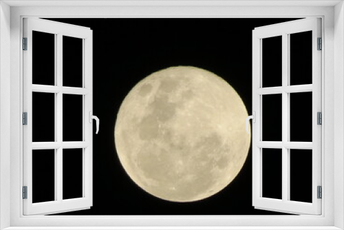 Fototapeta Naklejka Na Ścianę Okno 3D - Full moon, Wednesday, May 26th - 8pm