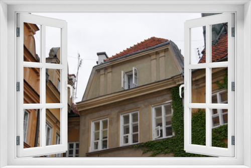 Fototapeta Naklejka Na Ścianę Okno 3D - old houses