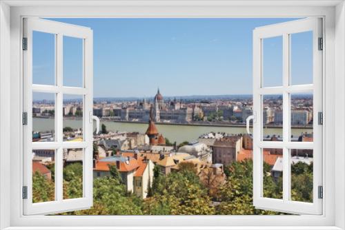 Fototapeta Naklejka Na Ścianę Okno 3D - Hungarian Parliament