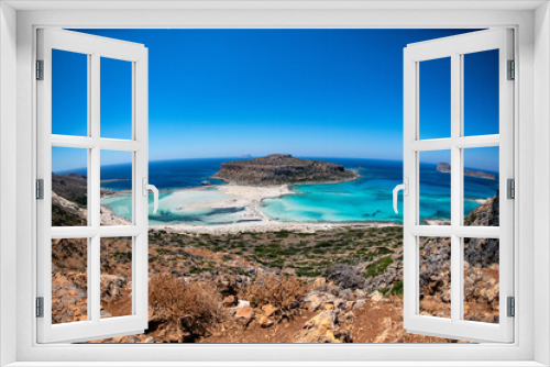 Fototapeta Naklejka Na Ścianę Okno 3D - Balos Lagoon, Crete, Greece