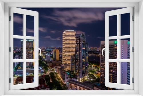 Fototapeta Naklejka Na Ścianę Okno 3D - Singapore - May 2021: Night view of Bugis and Kampong Glam (Arab Street), singapore.