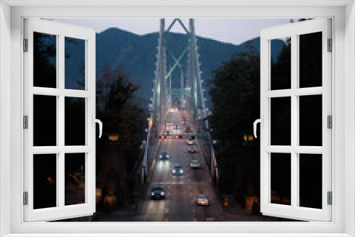 Fototapeta Naklejka Na Ścianę Okno 3D - bridge as sunsets