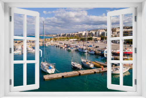 Fototapeta Naklejka Na Ścianę Okno 3D - Marina of Rethymno, Crete, Greece