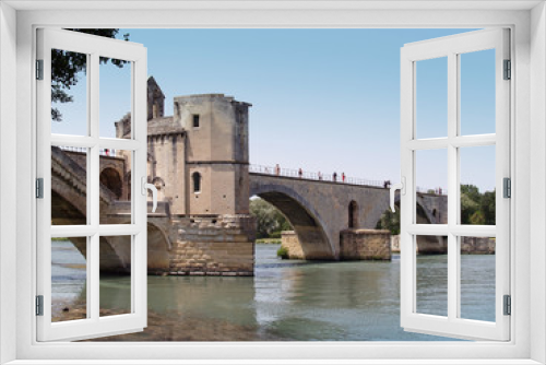 Fototapeta Naklejka Na Ścianę Okno 3D - pont d'Avignon, France