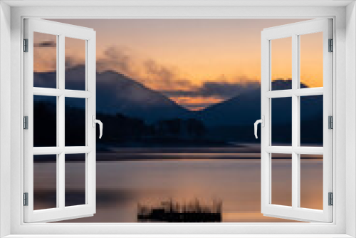 Fototapeta Naklejka Na Ścianę Okno 3D - 千丈寺湖
