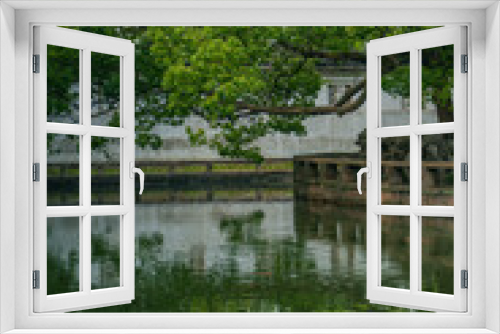 Fototapeta Naklejka Na Ścianę Okno 3D - Inside view of Liu Yuan, a traditional Chinese garden and UNESCO heritage site in Suzhou, China.