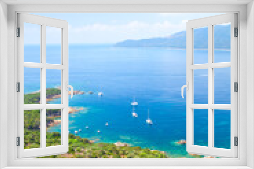 Fototapeta Naklejka Na Ścianę Okno 3D - Corsica island, Cupabia gulf. Summer day