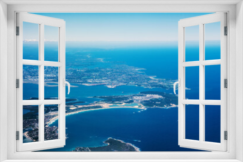 Fototapeta Naklejka Na Ścianę Okno 3D - A beautiful view from a plane window over Sydney, Australia