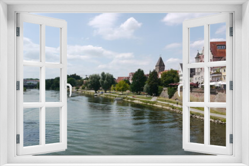 Fototapeta Naklejka Na Ścianę Okno 3D - ville en Allemagne