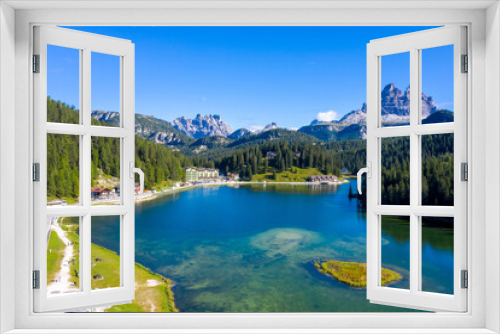 Fototapeta Naklejka Na Ścianę Okno 3D - Lago di Santa Caterina