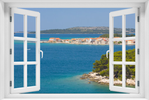 Fototapeta Naklejka Na Ścianę Okno 3D - Panoramic views of the croatian coast, Dalmatia