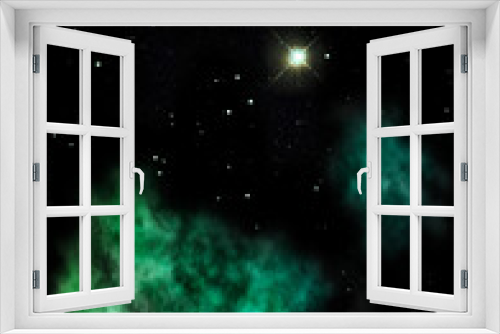 Fototapeta Naklejka Na Ścianę Okno 3D - Small part of an infinite star field